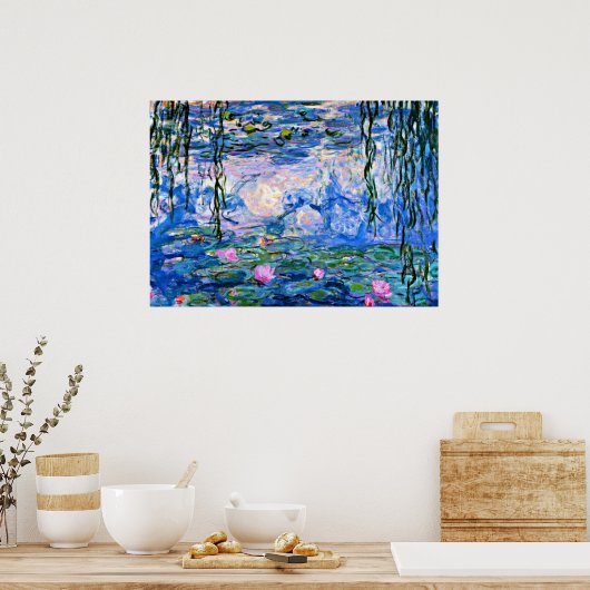 Poster Claude Monet - Lys à eau, 1919 (Cuisine)