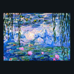 Poster Claude Monet - Lys à eau, 1919<br><div class="desc">Monet peinture de Water Lilies,  1919,  affiche.</div>