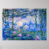 Poster Claude Monet - Lys à eau, 1919 (Devant)