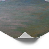 Poster Claude Monet - Lys à eau, effet du soir (Coin)