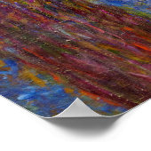 Poster Claude Monet - Lys d'eau (Coin)