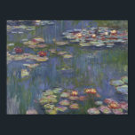 Poster Claude Monet - Lys d'eau<br><div class="desc">Water Lilies par Claude Monet, 1916. Claude Monet a été un fondateur de la peinture impressionniste française, et le praticien le plus cohérent et le plus prolifique de la philosophie du mouvement d'exprimer ses perceptions avant la nature, surtout en ce qui concerne la peinture paysage en plein air. Le terme...</div>