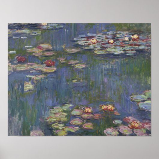 Poster Claude Monet - Lys d'eau (Devant)