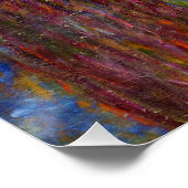 Poster Claude Monet - Lys d'eau (Coin)