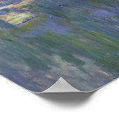 Poster Claude Monet - Lys d'eau (Coin)