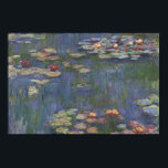 Poster Claude Monet - Lys d'eau<br><div class="desc">Water Lilies par Claude Monet, 1916. Claude Monet a été un fondateur de la peinture impressionniste française, et le praticien le plus cohérent et le plus prolifique de la philosophie du mouvement d'exprimer ses perceptions avant la nature, surtout en ce qui concerne la peinture paysage en plein air. Le terme...</div>