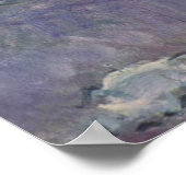 Poster Claude Monet - Lys d'eau (Coin)