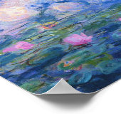 Poster Claude Monet - Lys d'eau 1919 (Coin)