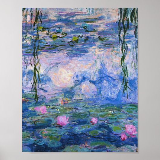 Poster Claude Monet - Lys d'eau 1919 (Devant)
