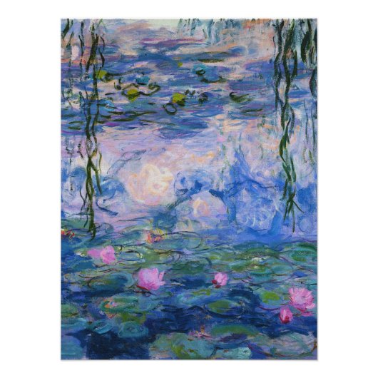 Poster Claude Monet - Lys d'eau 1919 (Devant)