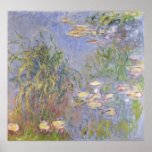 Poster Claude Monet | Lys d'eau, amas d'herbes (Devant)