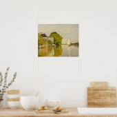 Poster Claude Monet - Maisons sur l'Achterzaan (Cuisine)