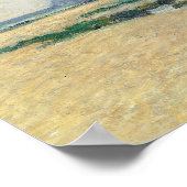 Poster Claude Monet - Marée basse à Varengeville (Coin)
