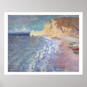 Poster Claude Monet Matin à Etretat