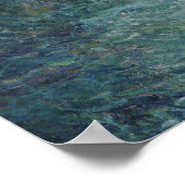 Poster Claude Monet - Matin sur la Seine (Coin)