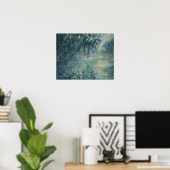 Poster Claude Monet - Matin sur la Seine (Bureau à domicile)