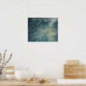 Poster Claude Monet - Matin sur la Seine (Cuisine)
