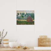 Poster Claude Monet - Meules près de Giverny (Cuisine)
