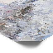 Poster CLAUDE MONET - Neige à Argenteuil (1874) (Coin)