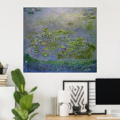 POSTER CLAUDE MONET ~ NÉNUPHAR (Bureau à domicile)