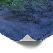 POSTER CLAUDE MONET ~ NÉNUPHAR (Coin)