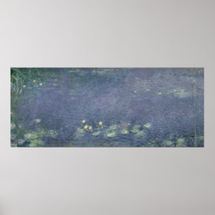 Poster Claude Monet   Nénuphar : Matin, 1914-18