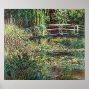 Poster Claude Monet   Nénuphar Pond : Pink Harmony, 1900