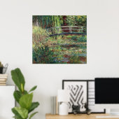 Poster Claude Monet | Nénuphar Pond : Pink Harmony, 1900 (Bureau à domicile)