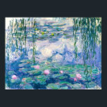 Poster CLAUDE MONET - Nénuphars<br><div class="desc">CLAUDE MONET - Lys d'eau Huile sur toile; reproduction</div>