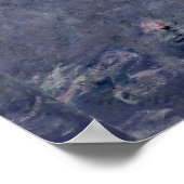 Poster Claude Monet | Nénuphars : Deux saules pleurants (Coin)