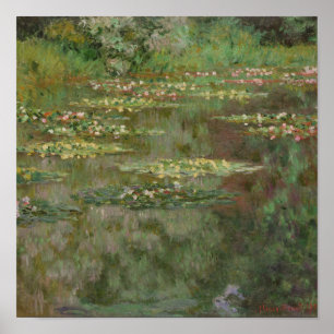 Poster Claude Monet   Nénuphars ou l'étang de la lys d'ea