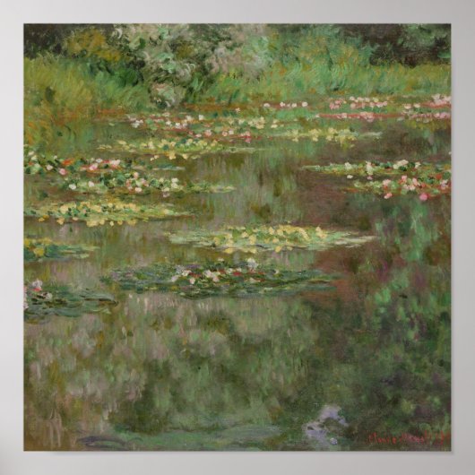 Poster Claude Monet | Nénuphars ou l'étang de la lys d'ea (Devant)