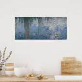 Poster Claude Monet | Nénuphars : Willows pleurs, 1914 (Cuisine)