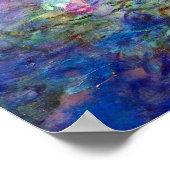 Poster Claude Monet - Nymphéas (Coin)