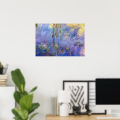 Poster Claude Monet - Nymphéas (Bureau à domicile)