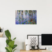 Poster Claude Monet - Nymphéas (Bureau à domicile)