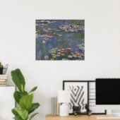 Poster Claude Monet Nymphéas (Bureau à domicile)