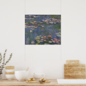 Poster Claude Monet Nymphéas (Cuisine)