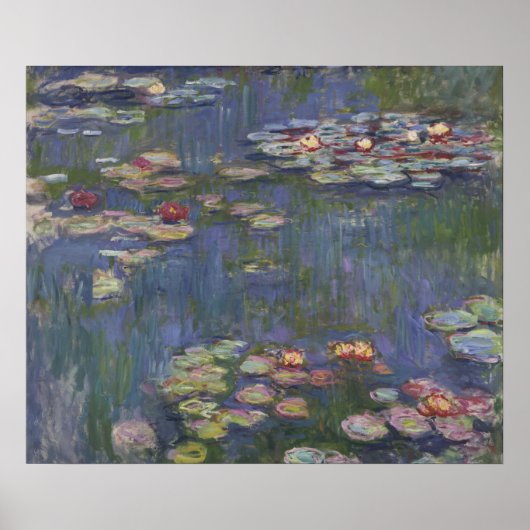 Poster Claude Monet Nymphéas (Devant)