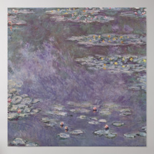 Poster Claude Monet - Nymphéas