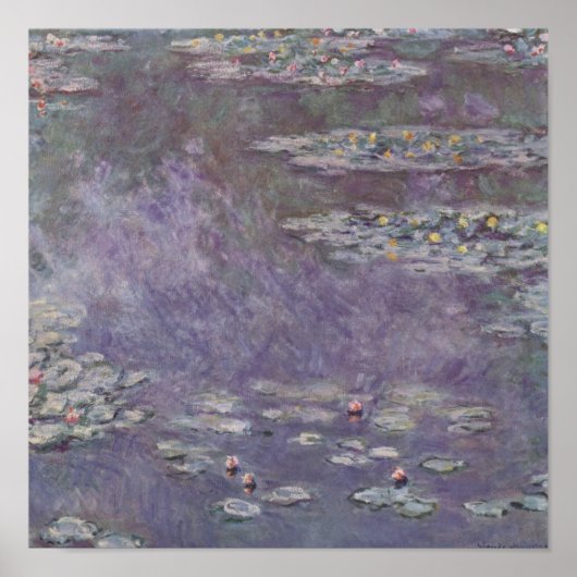 Poster Claude Monet - Nymphéas (Devant)