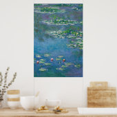 Poster Claude Monet, Nymphéas (Cuisine)