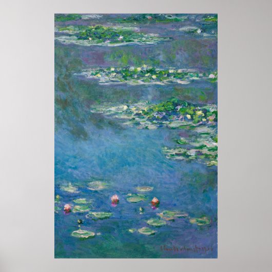 Poster Claude Monet, Nymphéas (Devant)