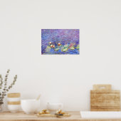 Poster Claude Monet - Nymphéas (Cuisine)