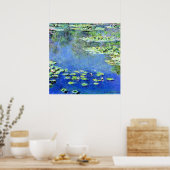 Poster Claude Monet - Nymphéas, 1907, (Cuisine)