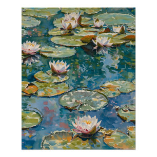 Poster Claude Monet Nymphéas 1916 Beaux-Arts