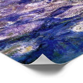 Poster Claude Monet - Nymphéas à Giverny (Coin)