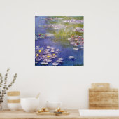 Poster Claude Monet - Nymphéas à Giverny (Cuisine)
