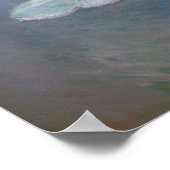 Poster Claude Monet - Nymphéas, Effet du soir (Coin)