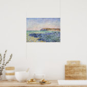 Poster Claude Monet Ombres sur la mer, Les falaises (Cuisine)